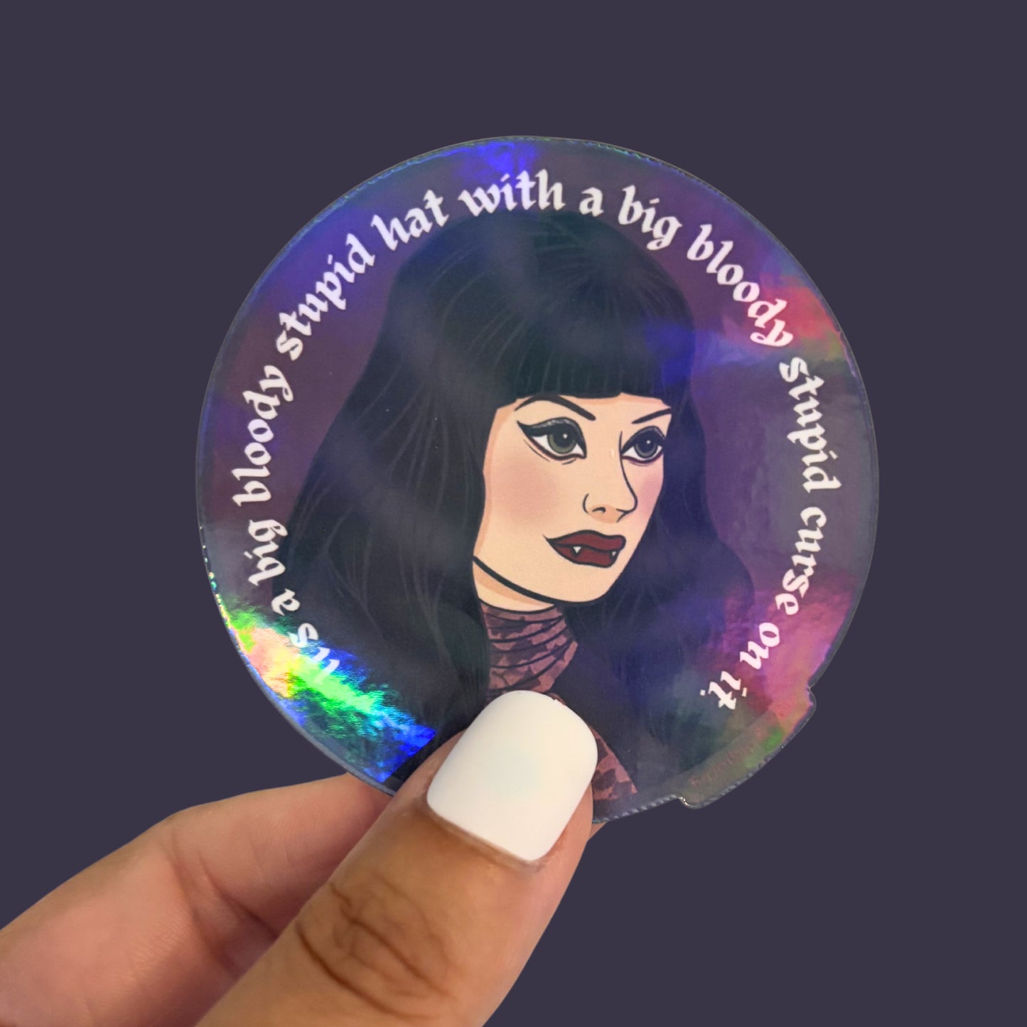 Big Stupid Hat Sticker