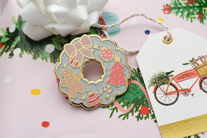 Silver Christmas Wreath