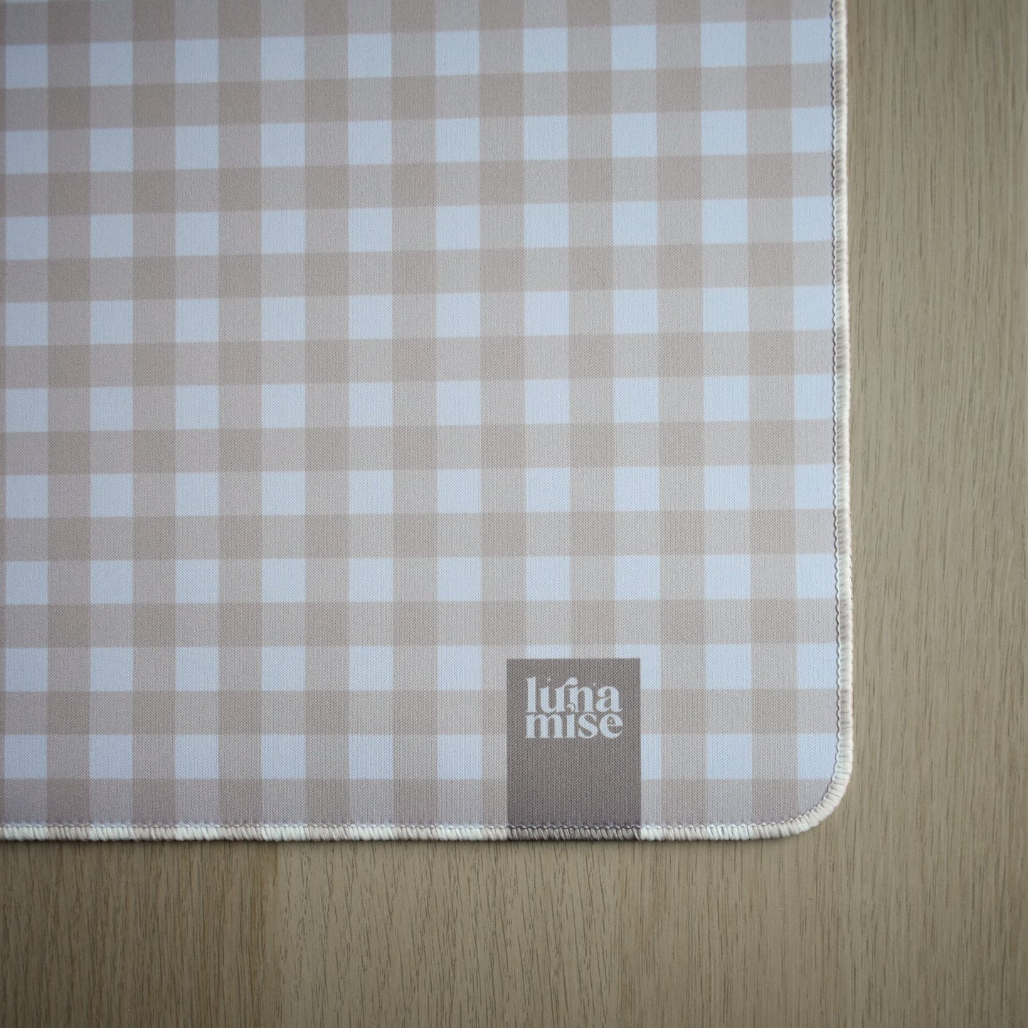 Beige Gingham