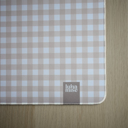 Beige Gingham