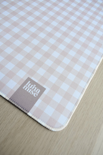 Beige Gingham