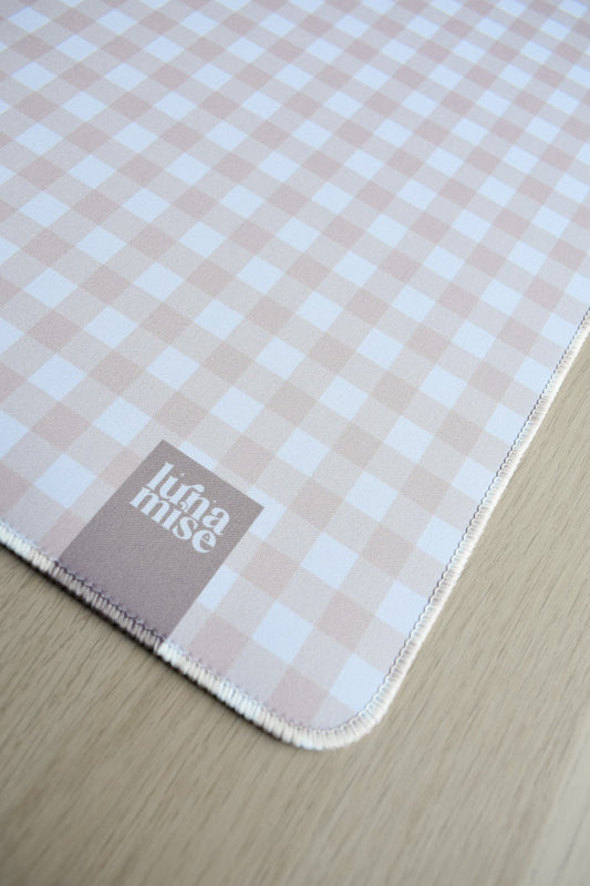 Beige Gingham