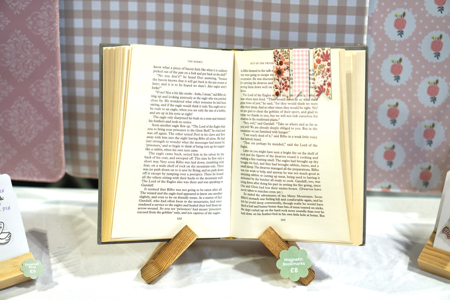 Set of 4 Magnetic Bookmarks
