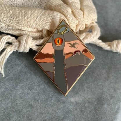 Lunamise | Mordor Enamel Pin.